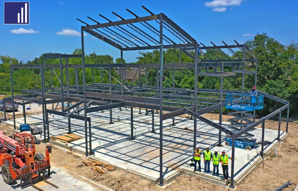 On-site structural engineering training, structural steel